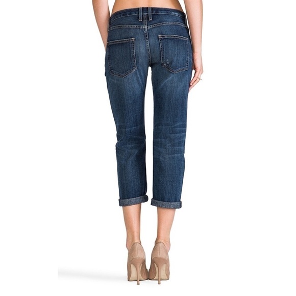 Current/ Elliott The Original Boyfriend Crop Jeans - Picture 2 of 15